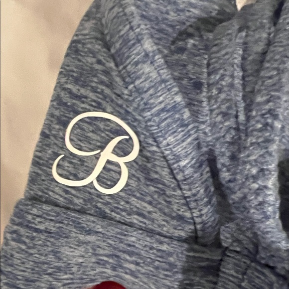 Bombshell Sportswear Blue Braided Sports Bra Size S - Picture 3 of 6